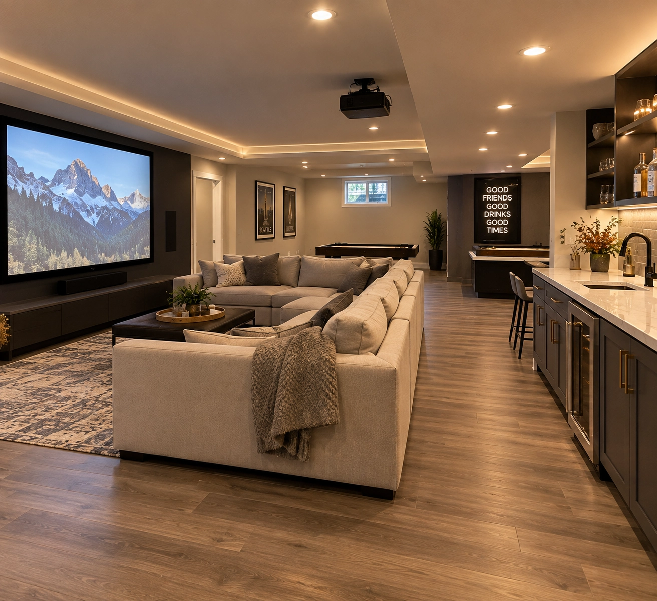 Bothell Landing Basement Finishing