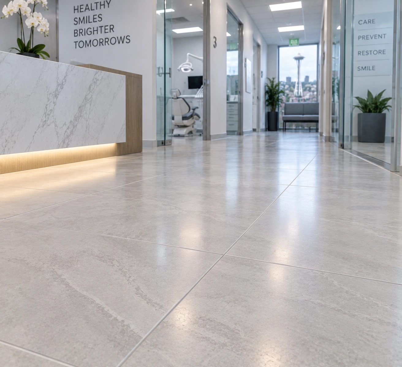 Healthcare Tile Installation
