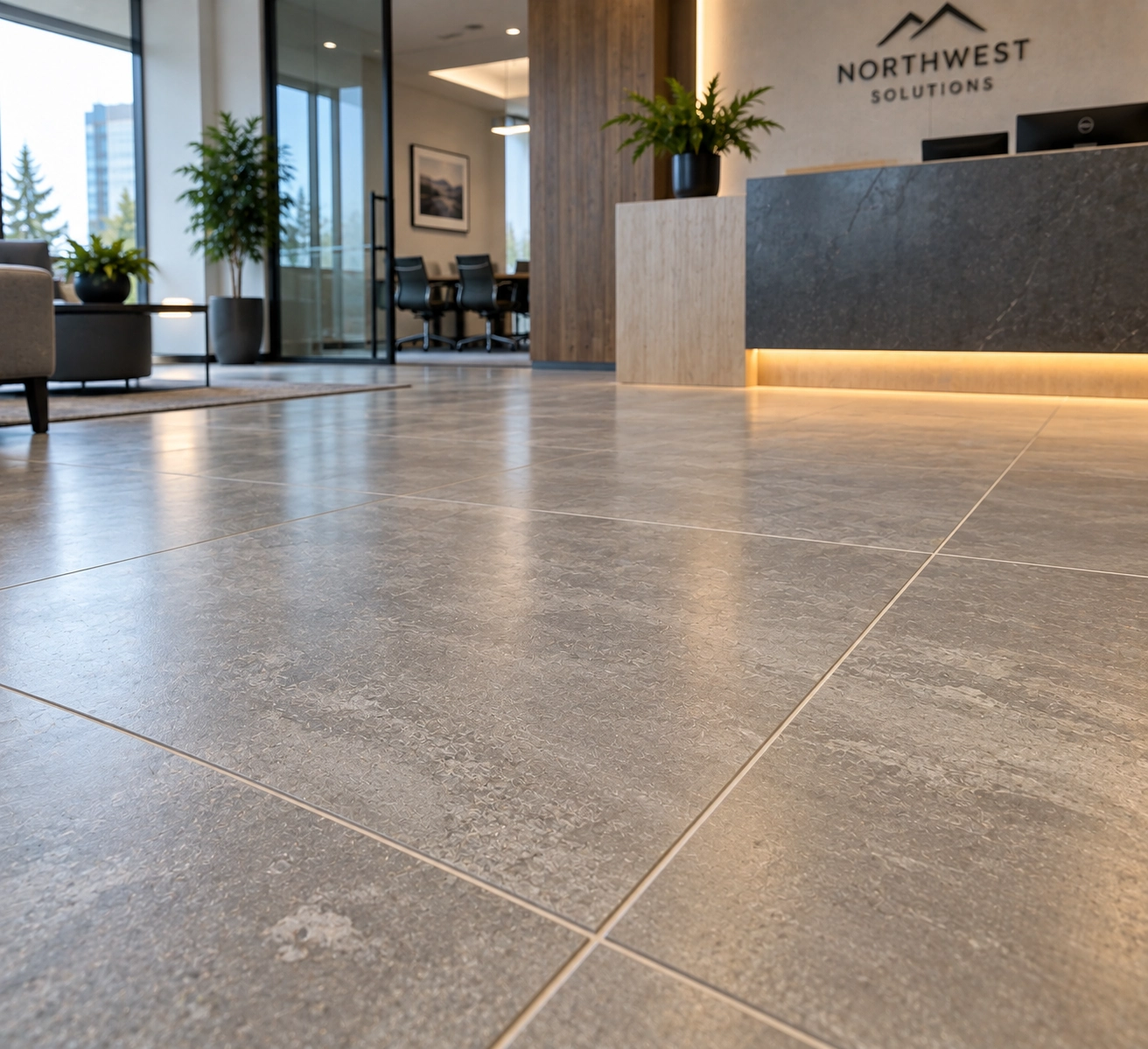 Office Tile Installation