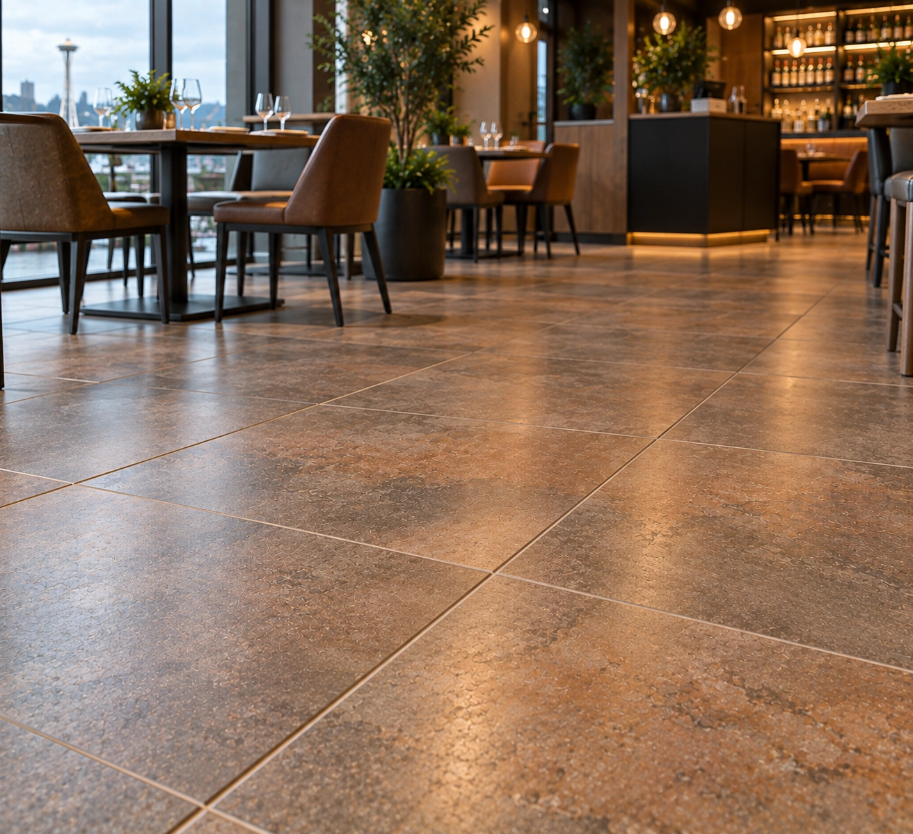 Restaurant Tile Installation