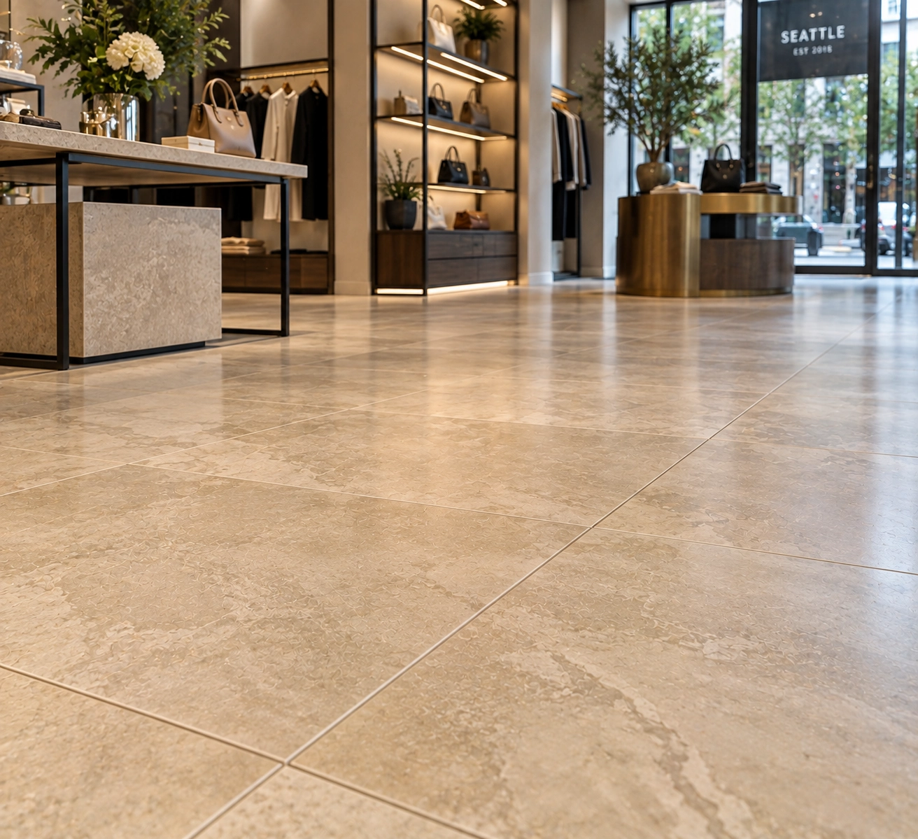 Retail Tile Installation