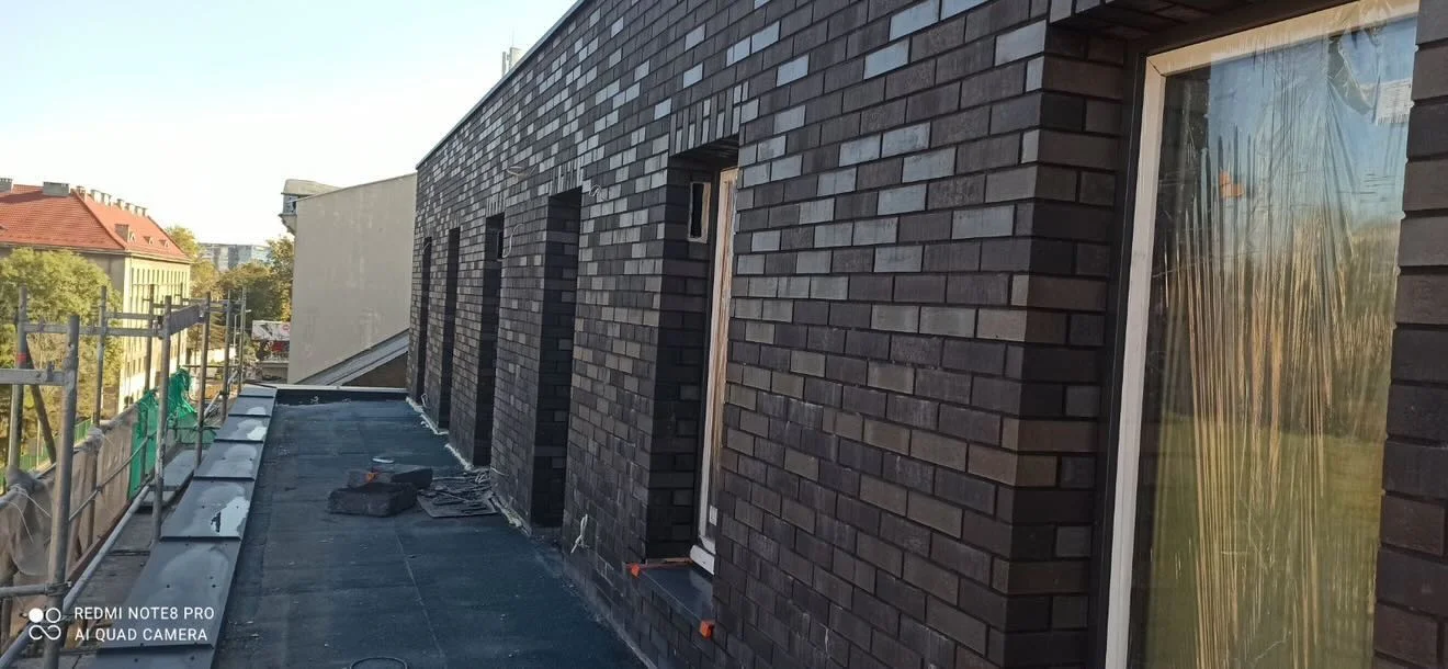 Dark Clinker Brick Facade