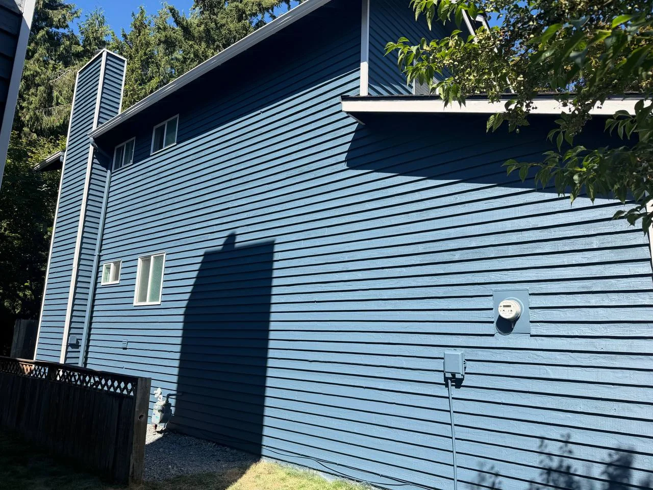 Modern Blue Horizontal Siding