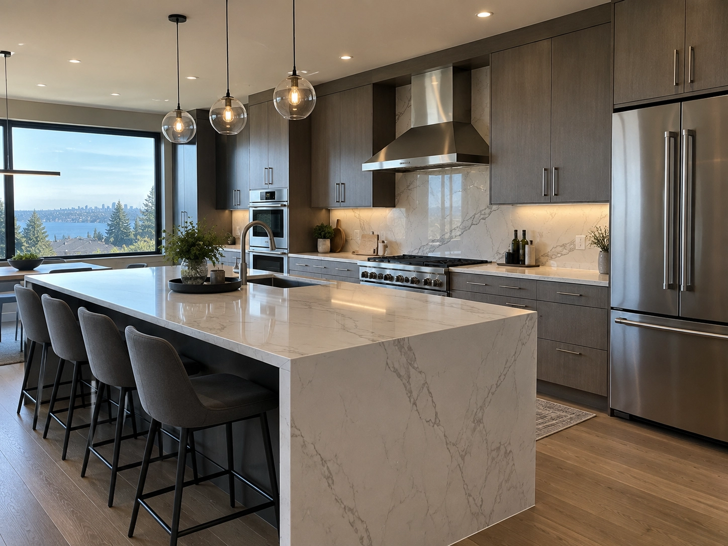 Modern Luxury Kitchen Remodel Bothell Canyon Park